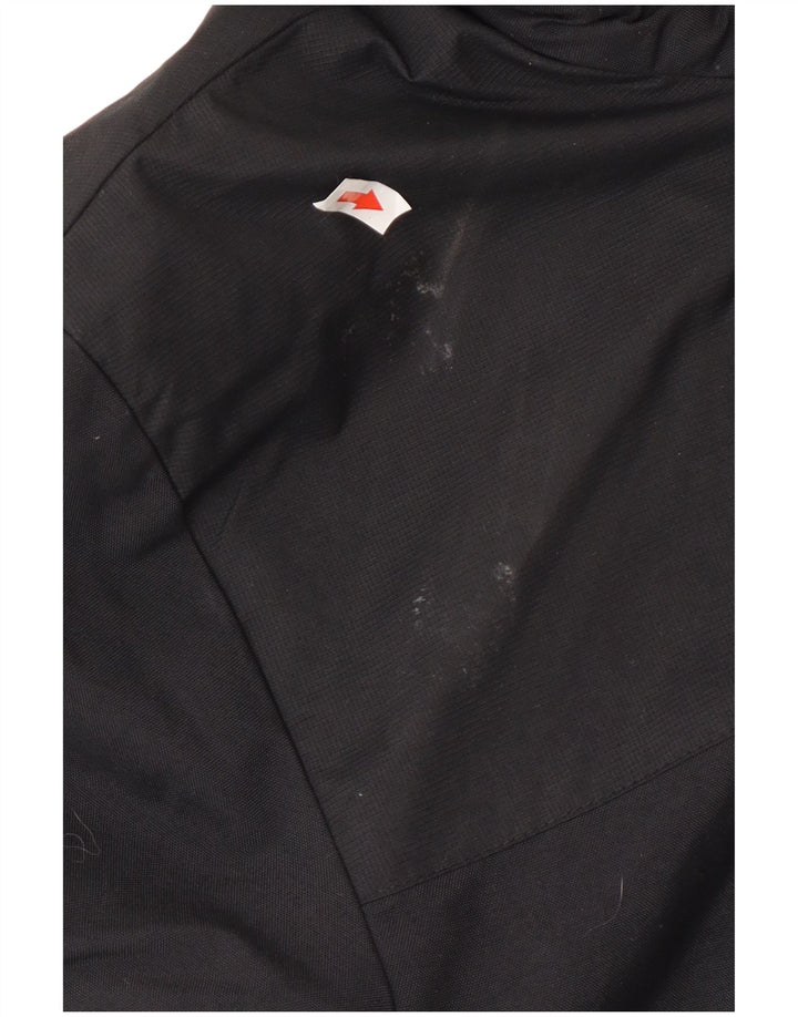 Adidas Herren Bomberjacke mit Kapuze UK 36 Small Schwarz Polyester