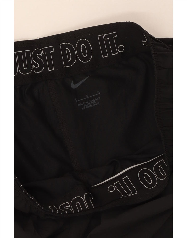 NIKE Damen Sportshorts UK 14 Large Schwarz