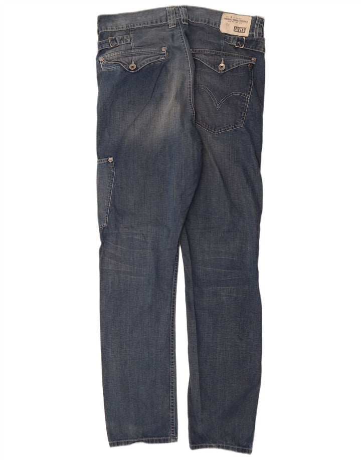 Levi's Herren Cargo Slim Jeans W36 L34 Blau