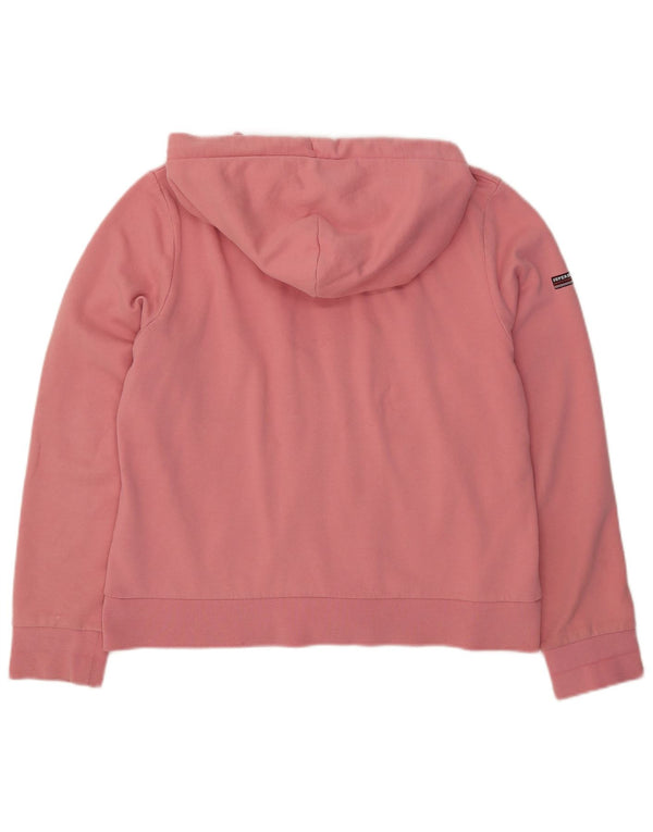 Superdry Damen-Kapuzenpullover mit Reißverschluss, UK 16, Größe L, Rosa, Baumwolle