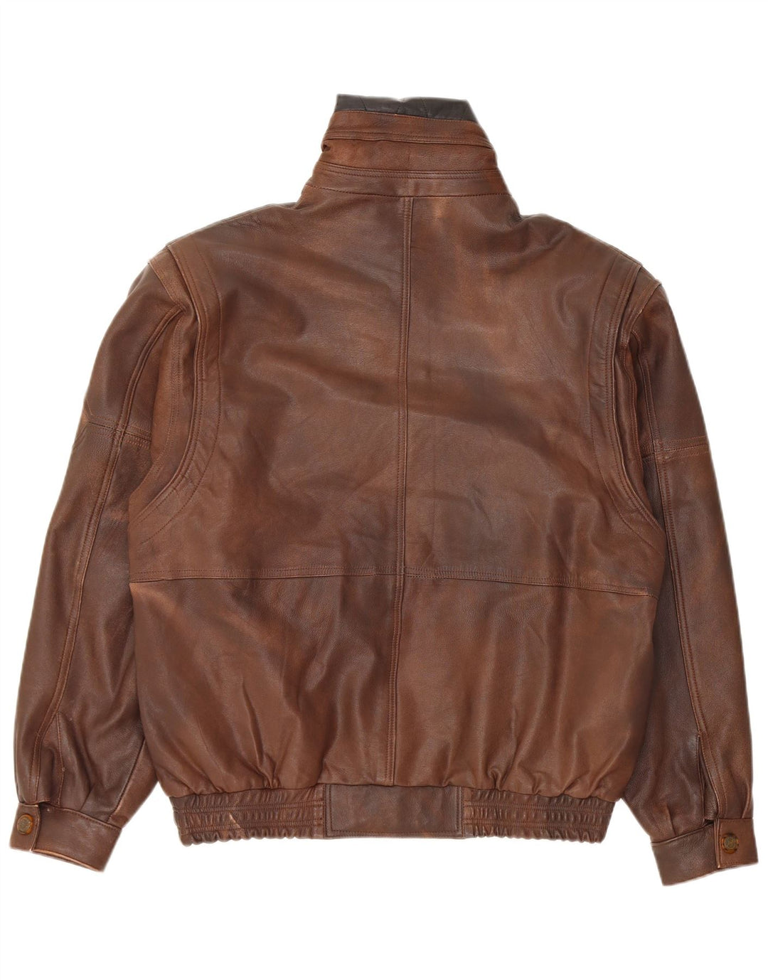 Vintage Herren Lederjacke UK 38 Mittelbraun