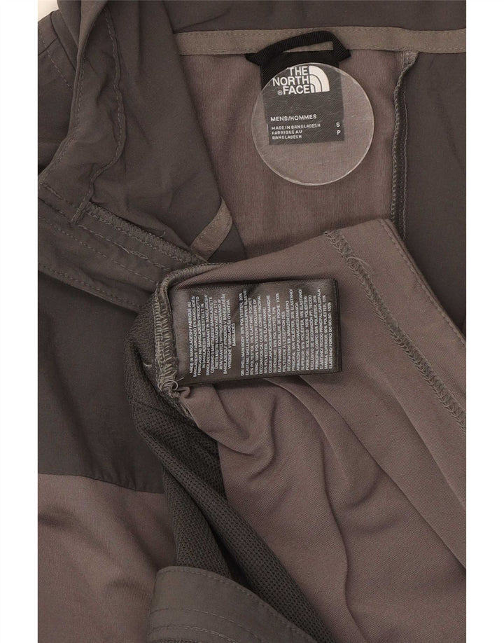 The North Face Herren-Trainingsanzug mit Kapuze, Jacke, Größe S, Grau, Farbblock