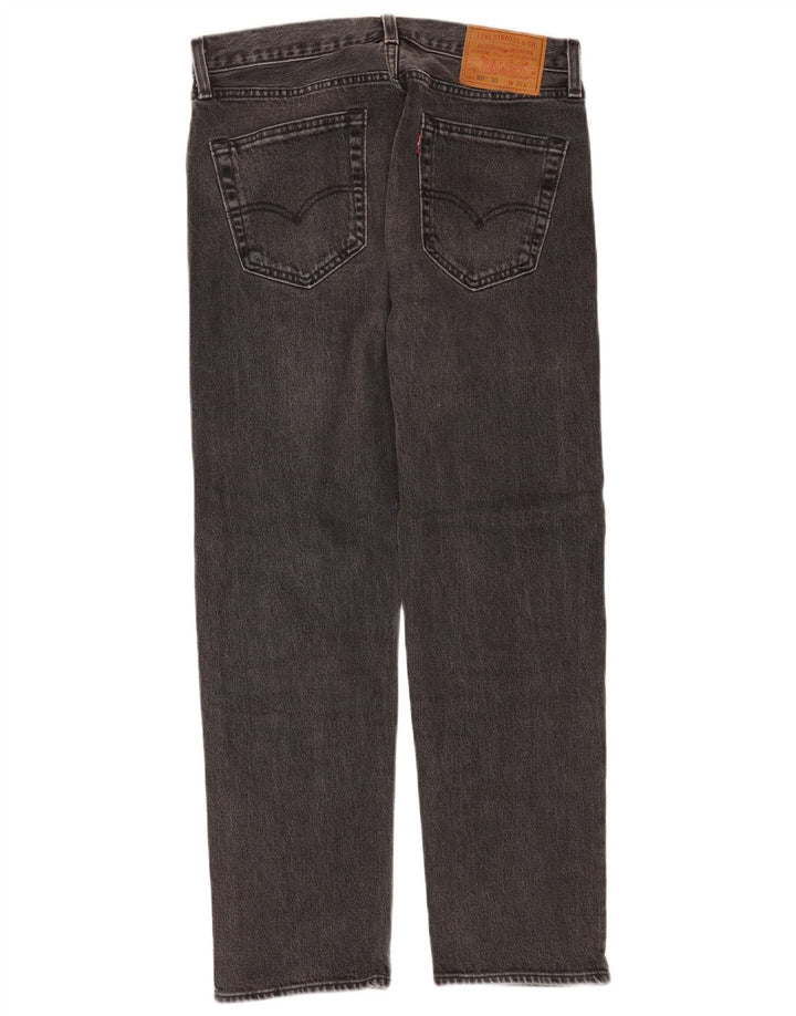 Levi's Herren 501 Straight Jeans W30 L28 Graue Baumwolle