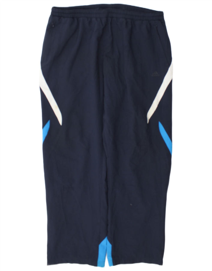 Adidas Herren-Trainingshose 2XL, Marineblau, Colourblock-Polyester