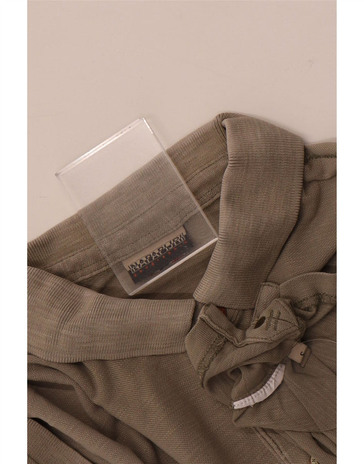 Napapijri Herren Poloshirt Small Grau