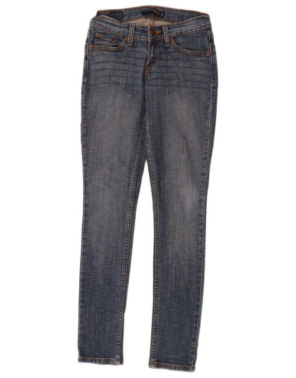 Levi's Damen 524 Super Low Skinny Jeans US 0 XS W30 L31 Blaue Baumwolle