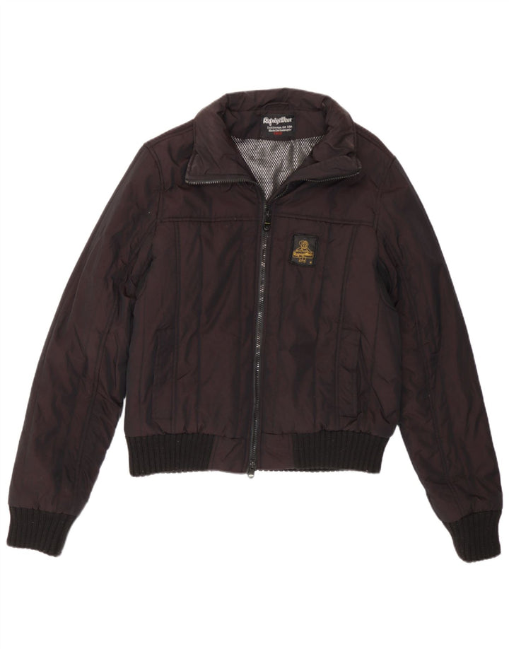 Refrigiwear Damen Bomberjacke UK 14 Medium Burgund Nylon