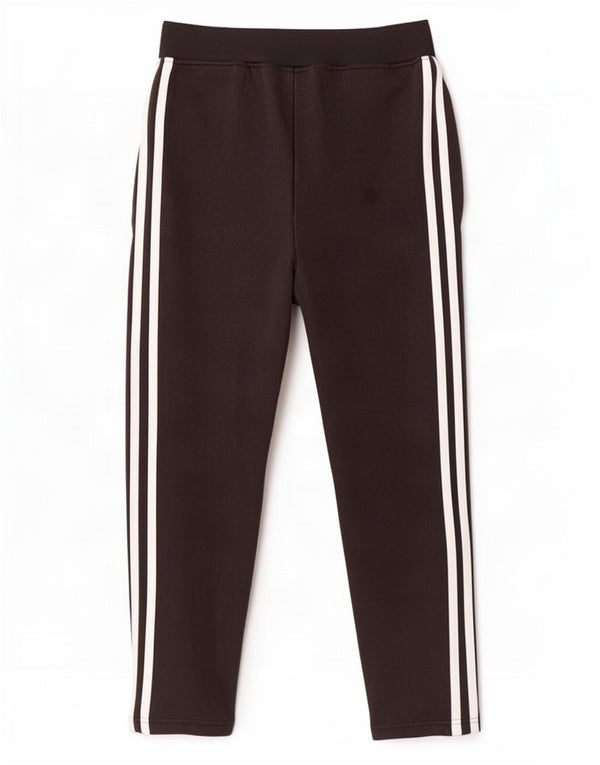 Adidas Damen Trainingshose UK 16/18 Große schwarze Baumwolle