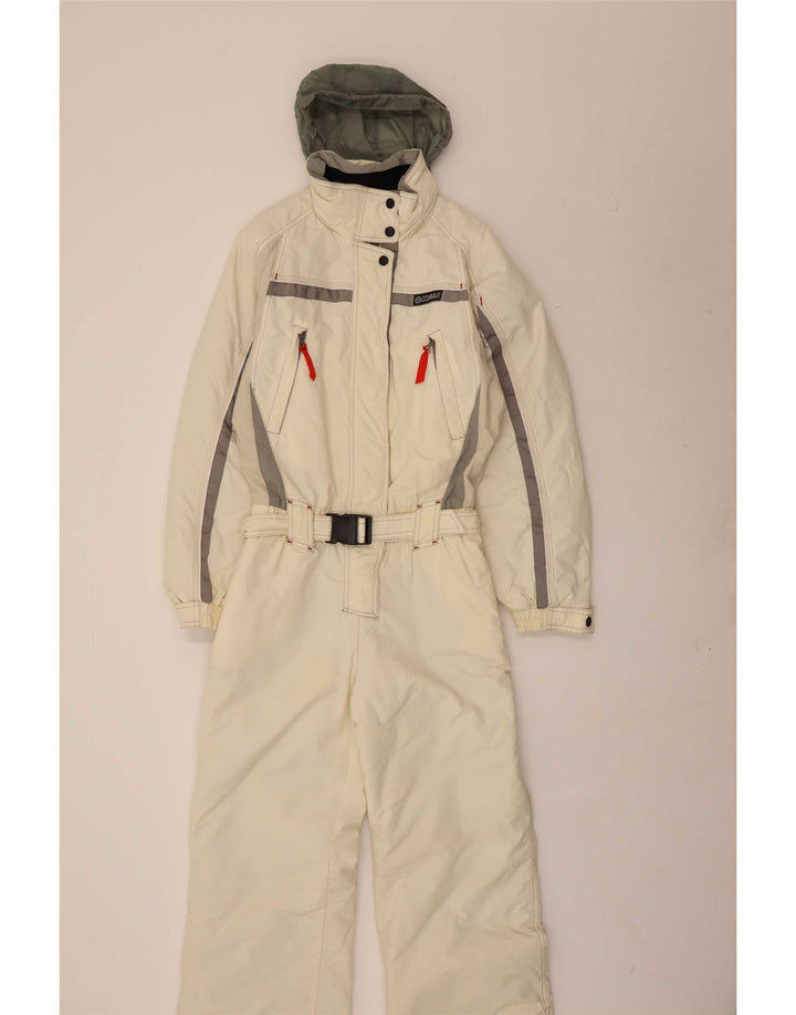 Colmar Damen Skioverall mit Kapuze IT 44 Mittelbeige