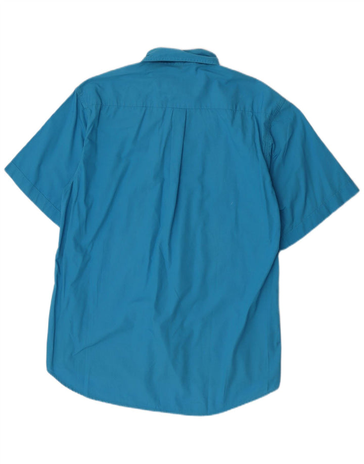 Levi's Herren-Kurzarmhemd aus mittelblauer Baumwolle