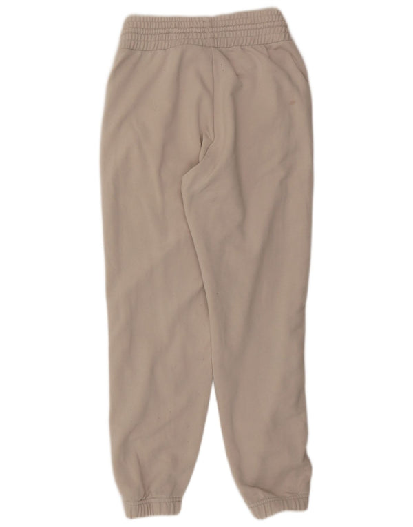 Adidas Damen Trainingshose Jogger UK 12 Medium Off White Baumwolle