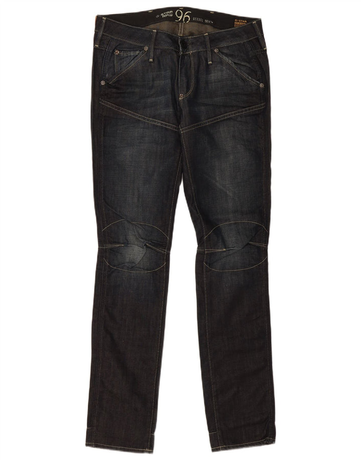 G-Star Damen Slim Jeans W28 L32 Marineblaue Baumwolle