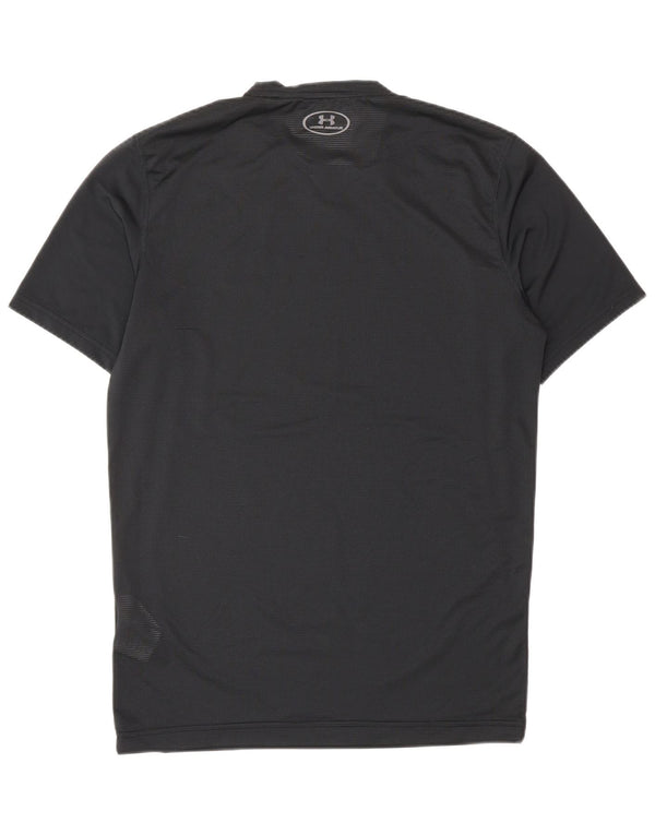 UNDER ARMOUR Herren Heat Gear T-Shirt Top Medium Schwarz Polyester