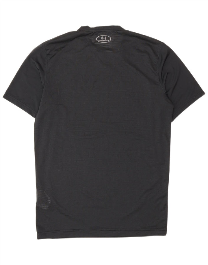 UNDER ARMOUR Herren Heat Gear T-Shirt Top Medium Schwarz Polyester