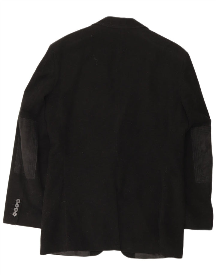 HUGO BOSS Herren-Blazer mit 2 Knöpfen, EU 48, mittelschwarz, Baumwolle