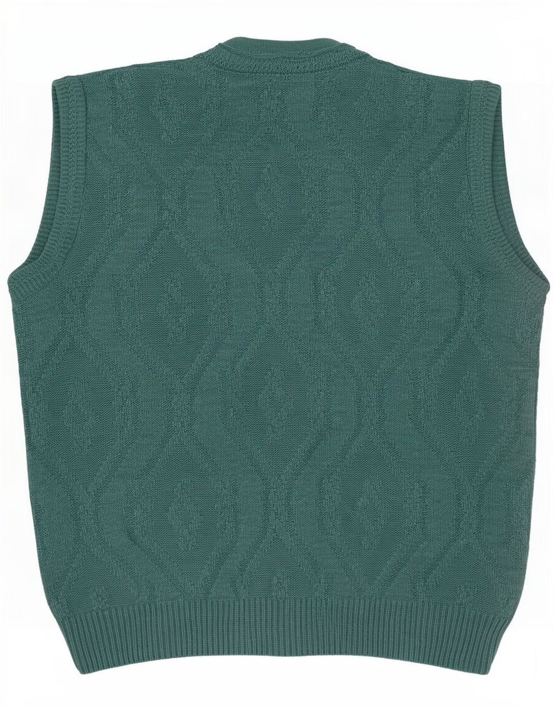 North Pole ärmelloser Herren-Cardigan, Größe L, Grün