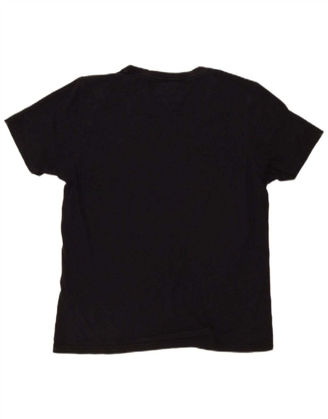 Tommy Hilfiger Herren T-Shirt Top Large Schwarz Baumwolle