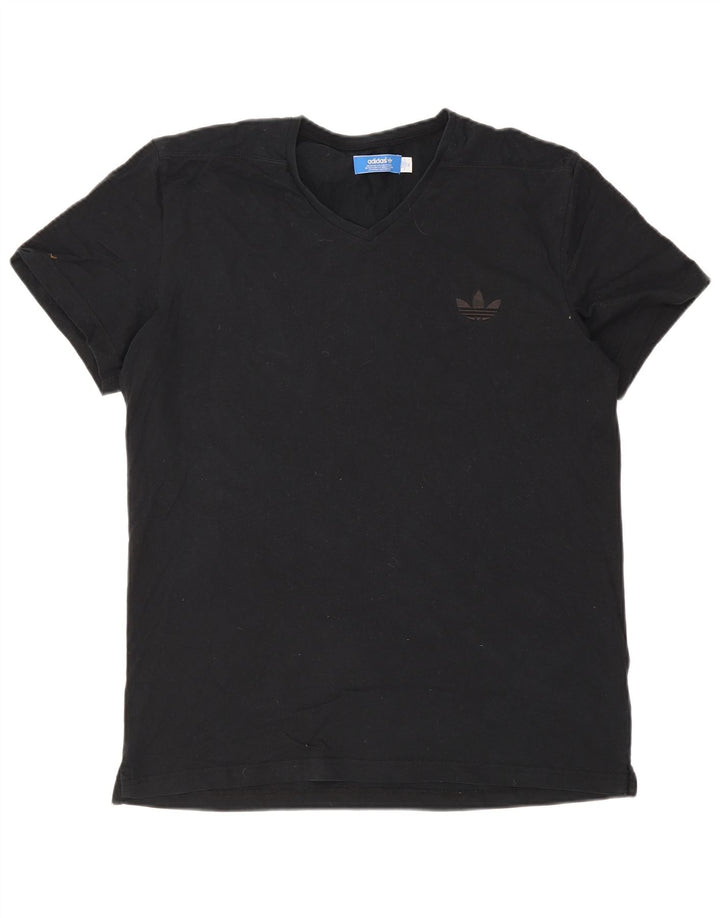 Adidas Herren T-Shirt Top XL Schwarz Baumwolle