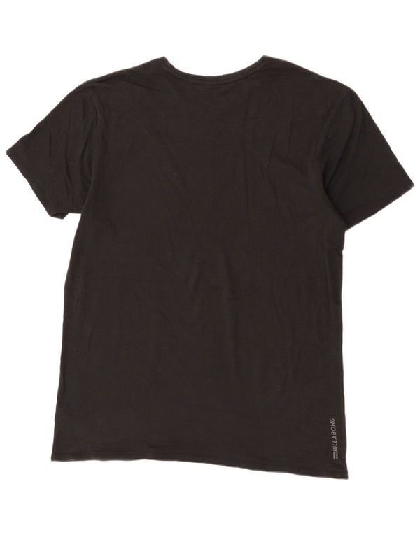 Billabong Herren Slim Fit Graphic T-Shirt Top XL Schwarz Baumwolle