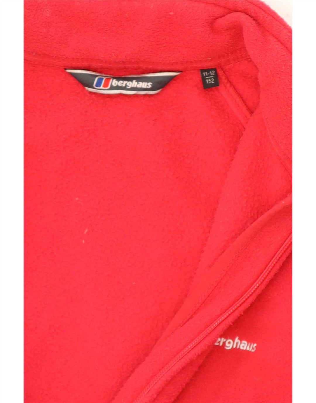 Berghaus Fleecejacke für Jungen, 11–12 Jahre, rotes Polyester