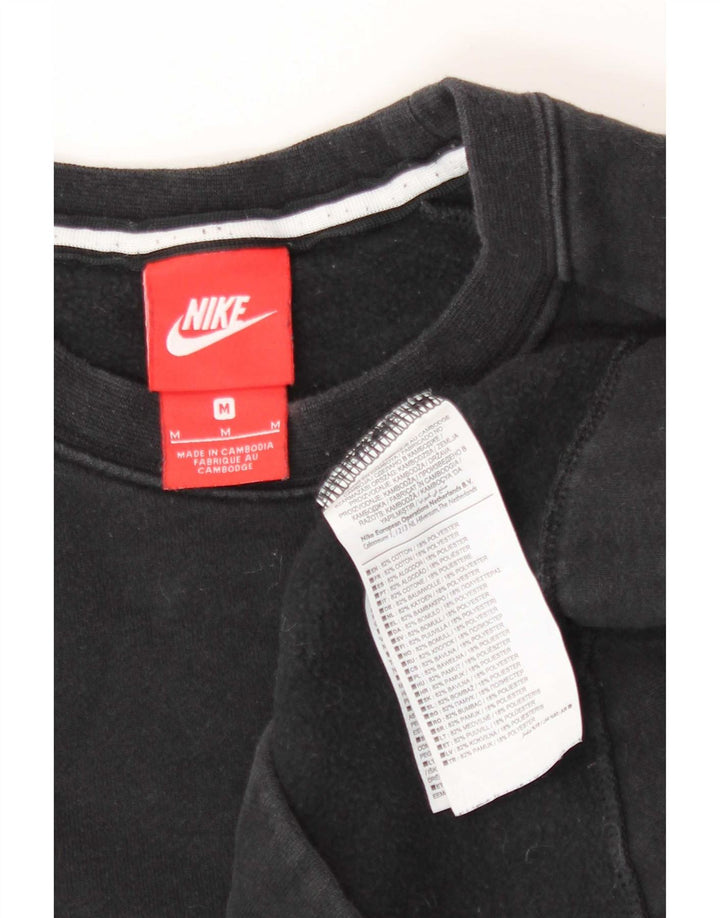 Nike Herren Sweatshirt Pullover Medium Schwarz Baumwolle