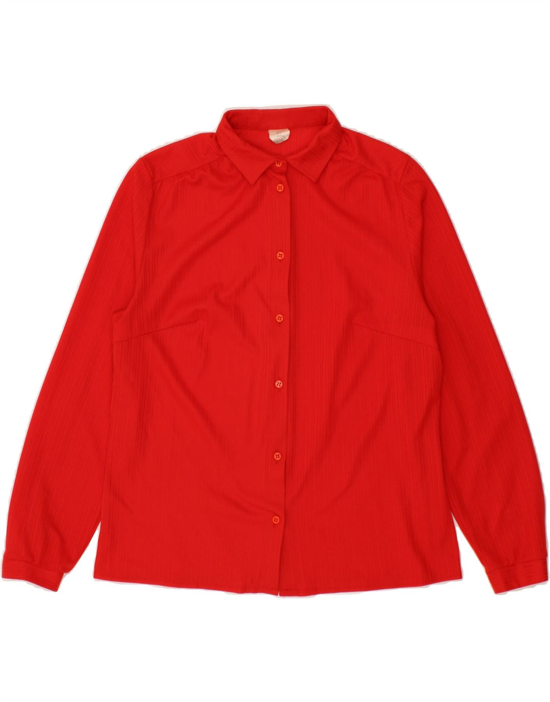 C&A Womens Shirt IT 44 Medium Red Striped Polyester Vintage C&A and Second-Hand C&A from Messina Hembry 