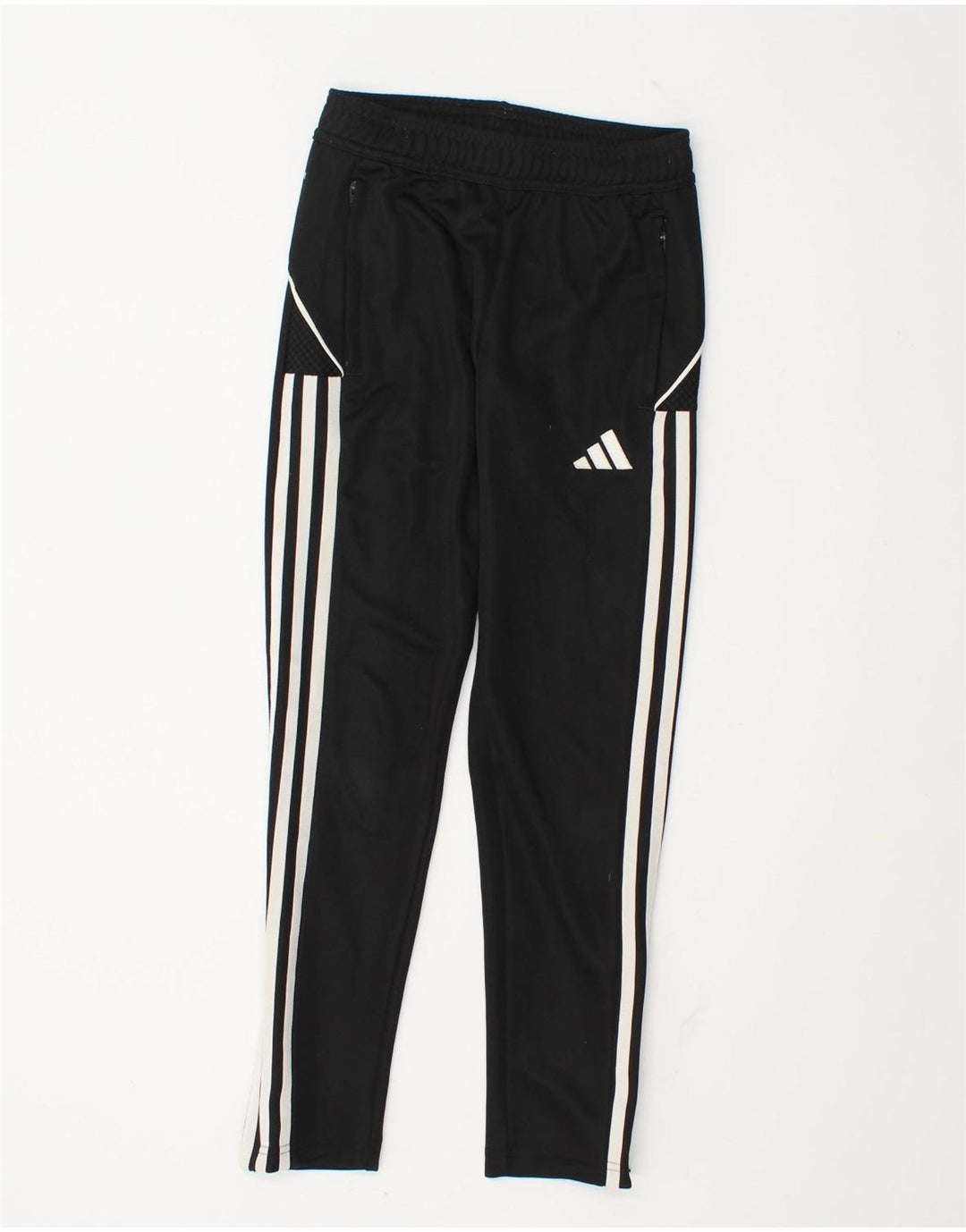 Adidas Jungen Aeroready Trainingshose 9–10 Jahre, schwarzes Polyester