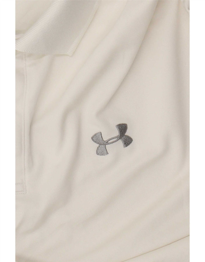 Under Armour Herren Poloshirt Large Weiß