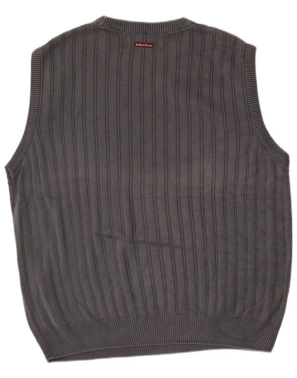 Marlboro Classics Herren Weste Tank Top XL Grau Baumwolle