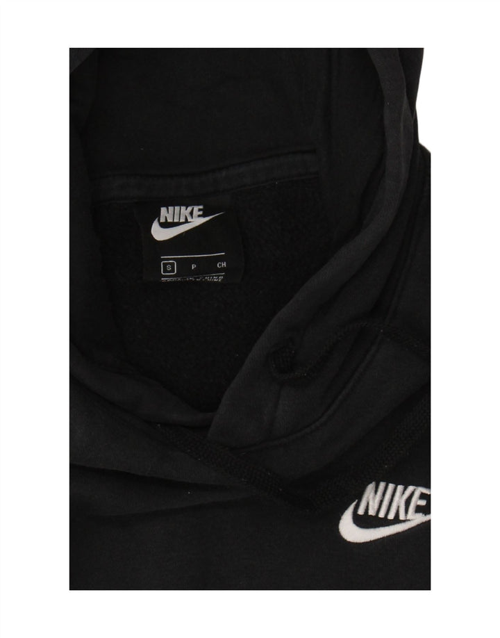 NIKE Mens Hoodie Jumper Small Black