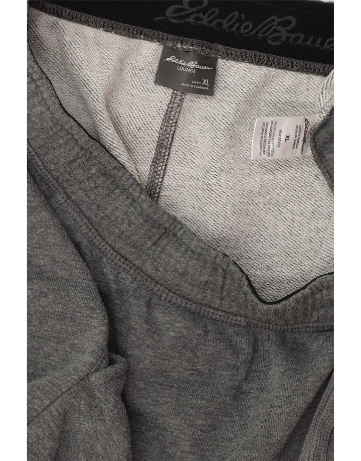 Eddie Bauer Herren-Sportshorts XL, grau gefleckte Baumwolle
