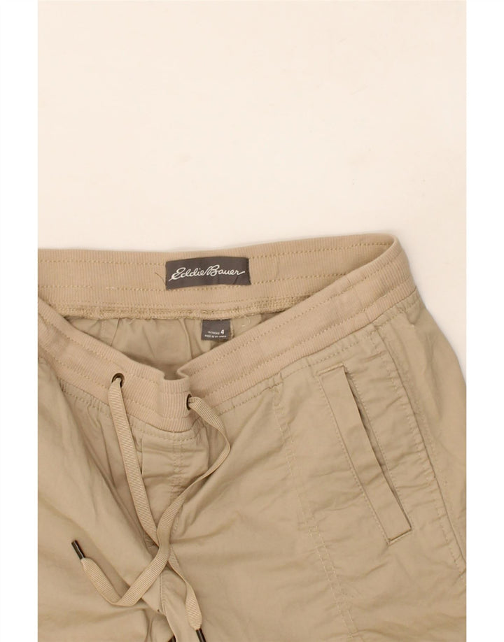 EDDIE BAUER Womens Casual Shorts US 4 Small W27 Beige Cotton Vintage Eddie Bauer and Second-Hand Eddie Bauer from Messina Hembry 