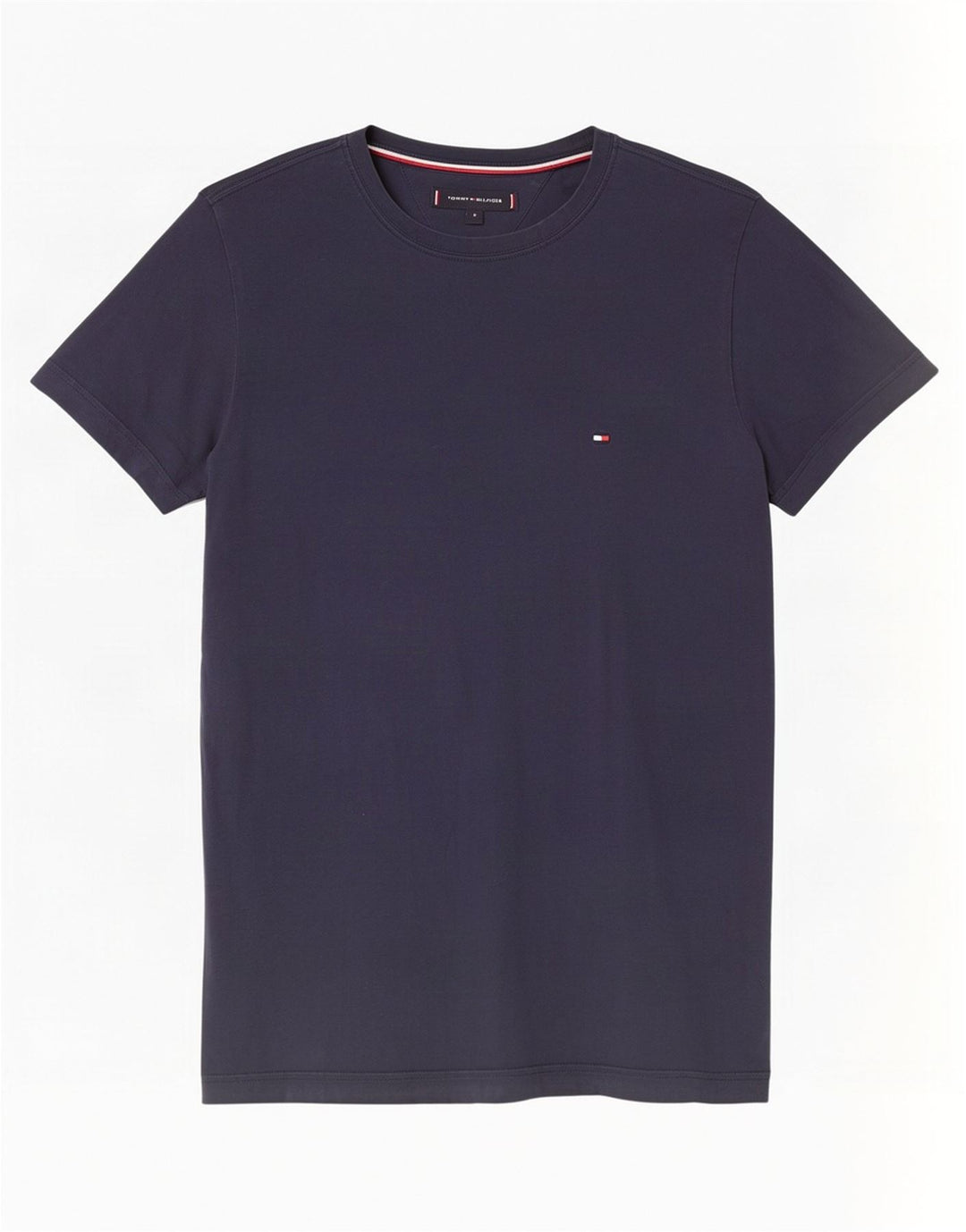 Tommy Hilfiger Herren T-Shirt Top Small Marineblau Baumwolle