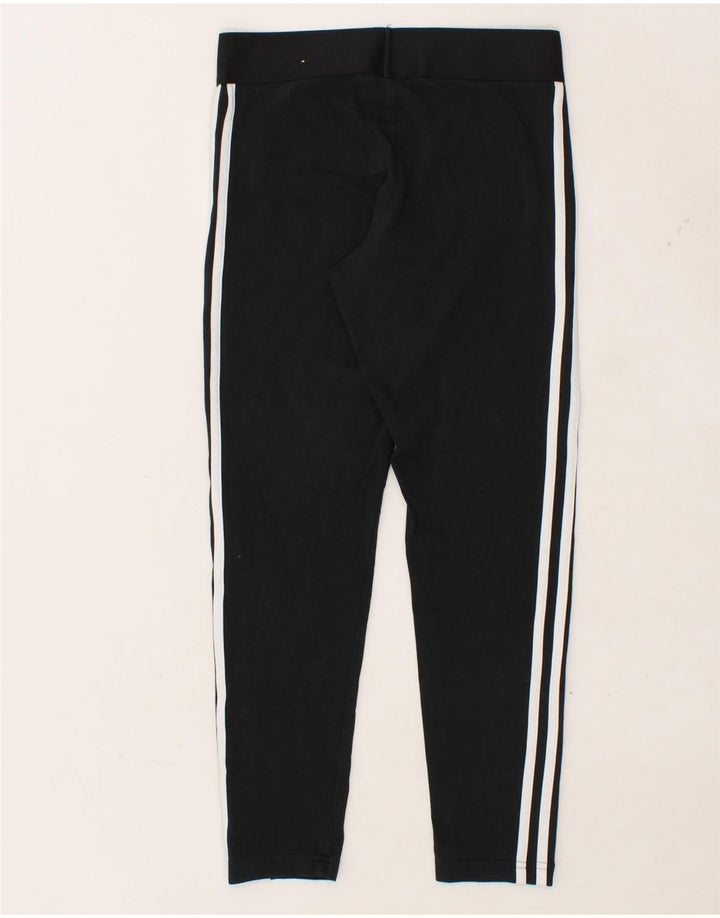 ADIDAS Womens Leggings UK  8/10 Small Black Cotton Vintage Adidas and Second-Hand Adidas from Messina Hembry 