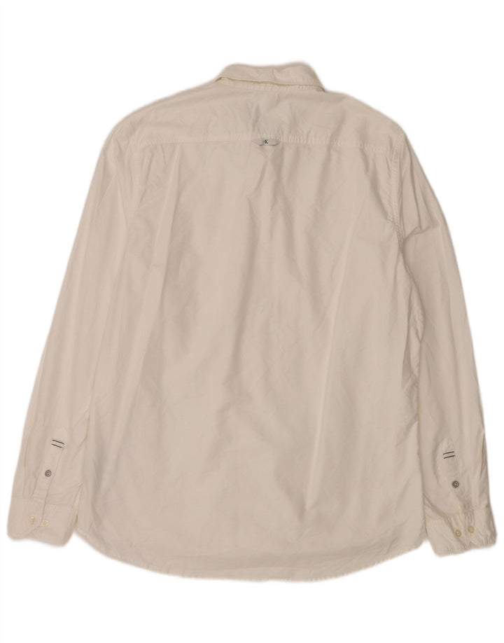 CALVIN KLEIN JEANS Herren Slim Fit Hemd XL Weiße Baumwolle