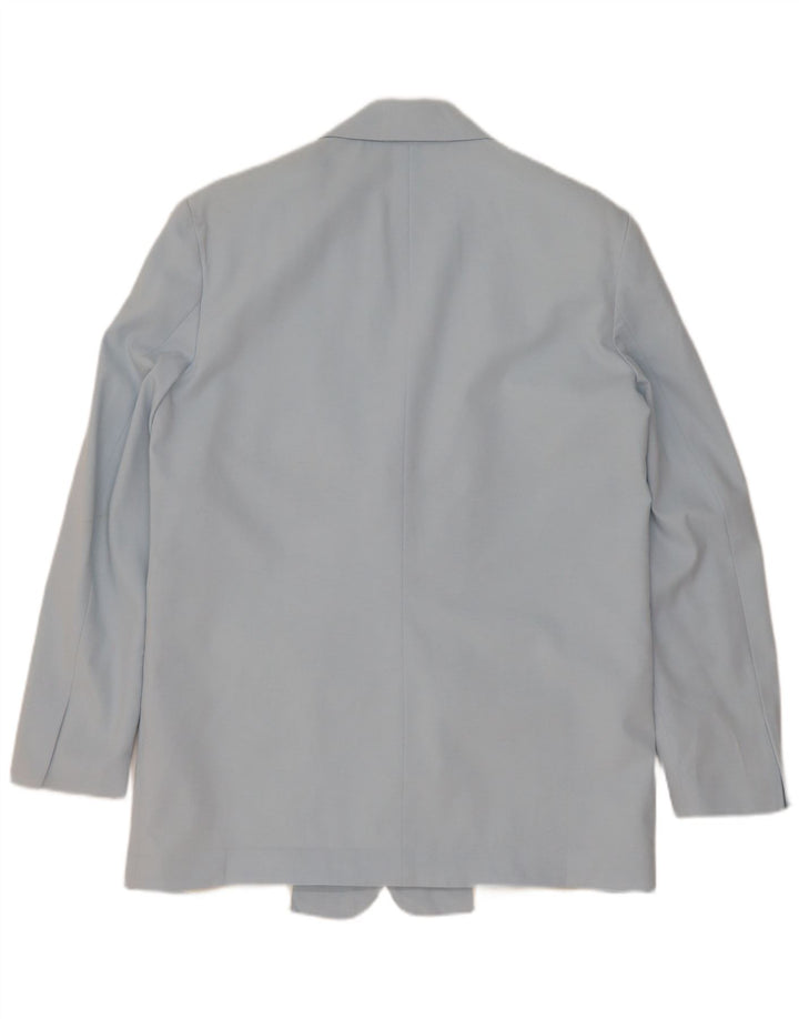 Zara Damen-Blazer mit 2 Knöpfen, übergroß, Gr. 10, Blau