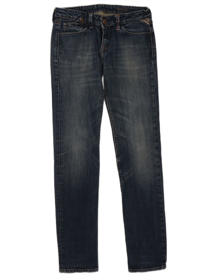 Replay Damen Slim Jeans W29 L31 Blau