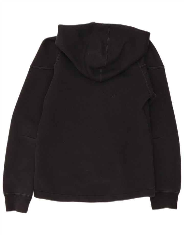 Nike Herren-Kapuzenpullover mit Reißverschluss, Größe S, schwarze Baumwolle