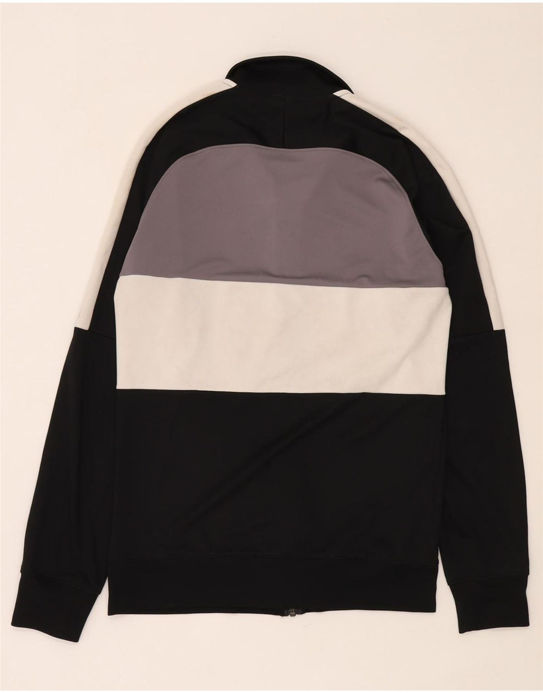 Nike Herren Dri Fit Trainingsanzug-Oberteil, Jacke, Größe S, Schwarz, Farbblock-Polyester