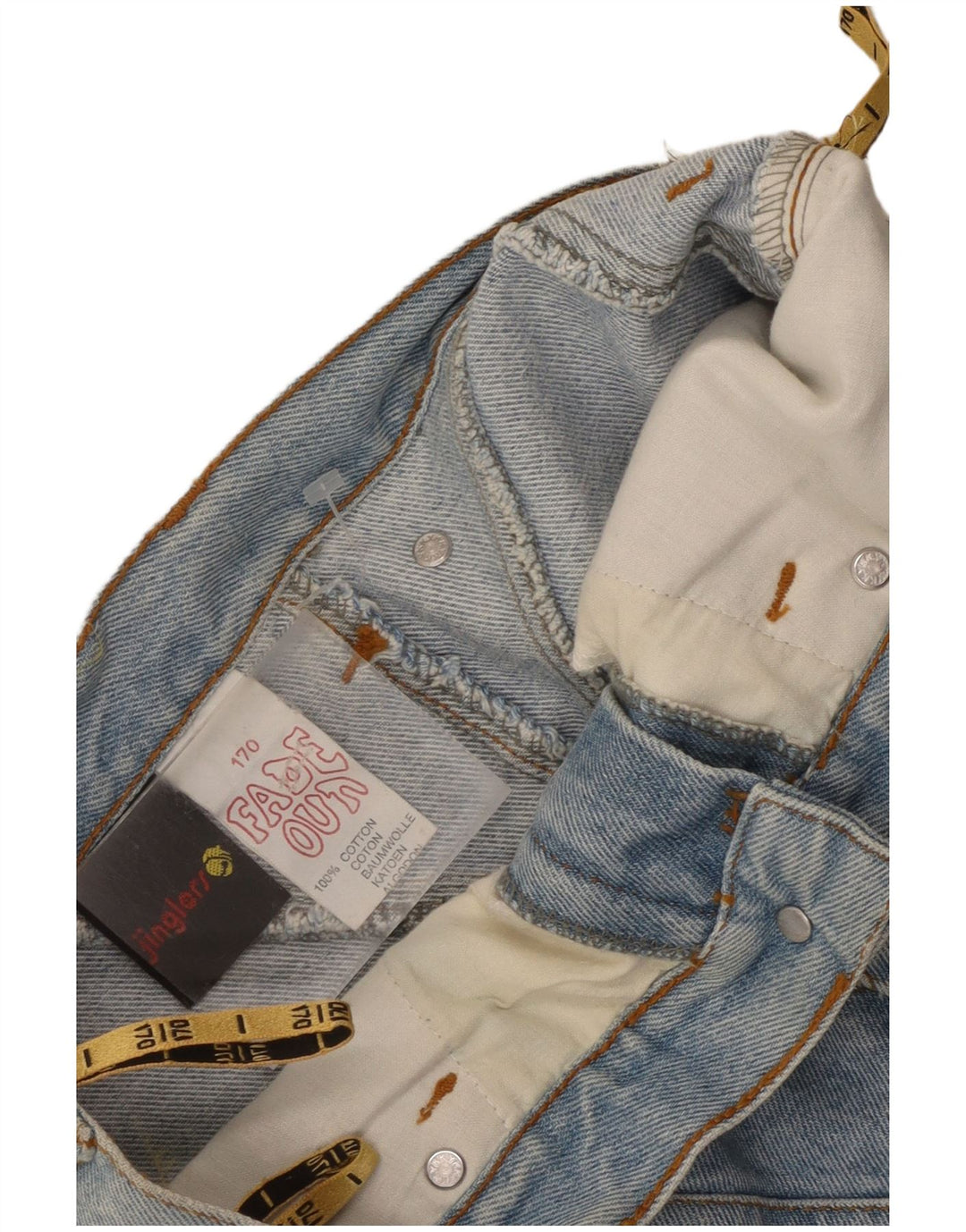 Jinglers Damen Mini-Jeansrock W28 mittelblaue Baumwolle