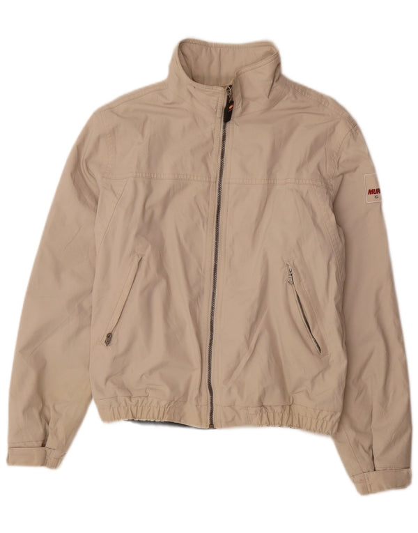 Murphy & Nye Herren Bomberjacke UK 36 Small Off White Polyamid