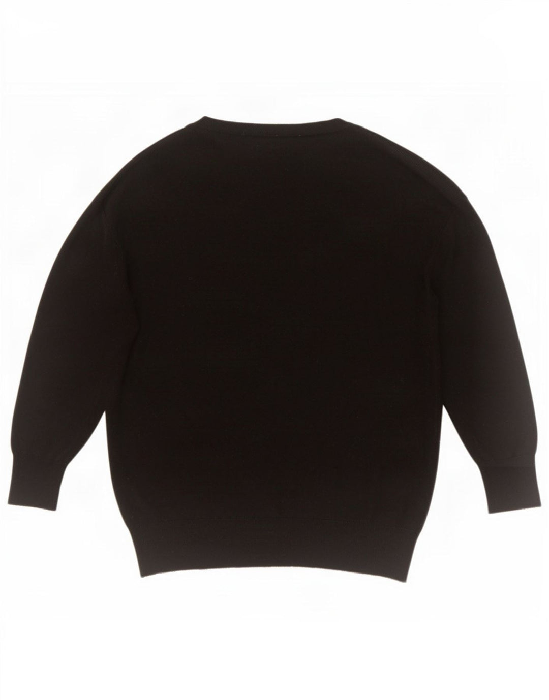Zara Damen-Pullover, übergroß, V-Ausschnitt, Gr. 10, Größe S, Schwarz, Polyester