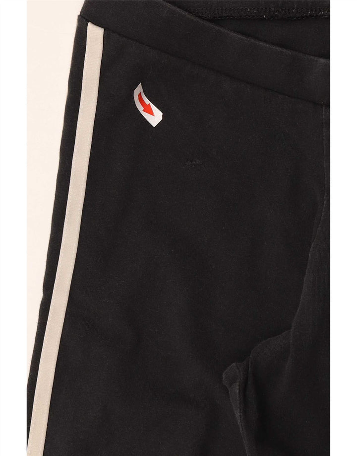 Adidas Damen Leggings UK 8 Small Schwarz