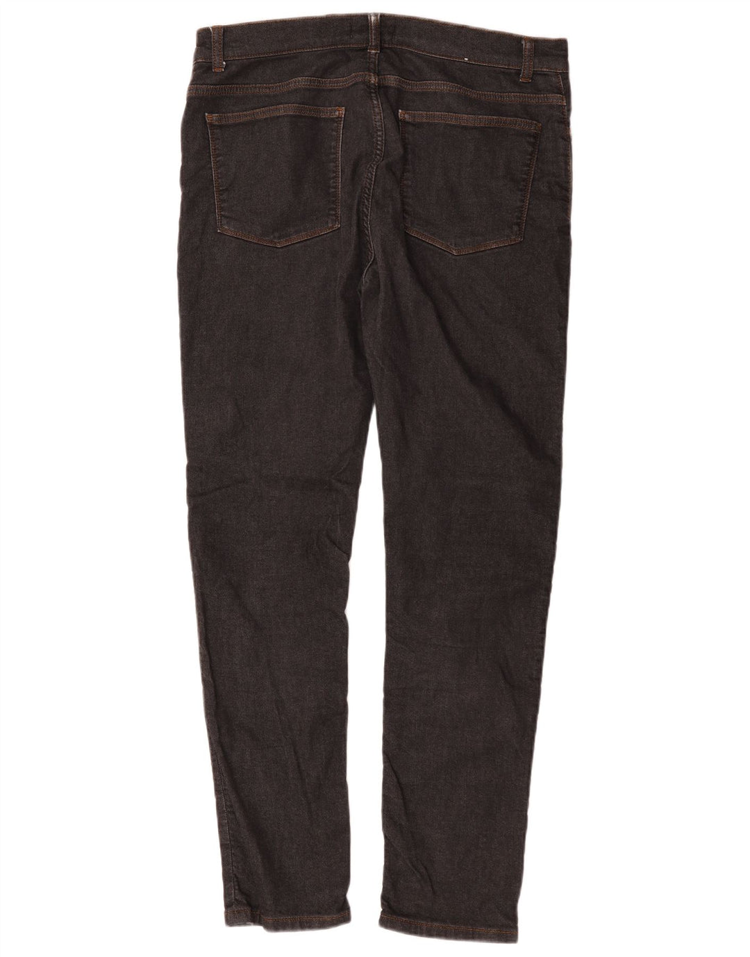 Reiss Damen Slim Jeans W34 L30 Schwarze Baumwolle