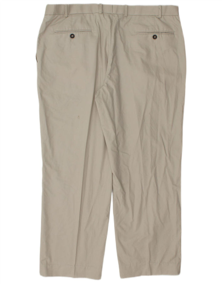 Gerade Herren-Chinohose von Marks & Spencer, W38, L27, graue Baumwolle