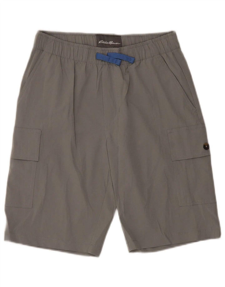 Eddie Bauer Jungen-Sportshorts, 13–14 Jahre, großes graues Polyester