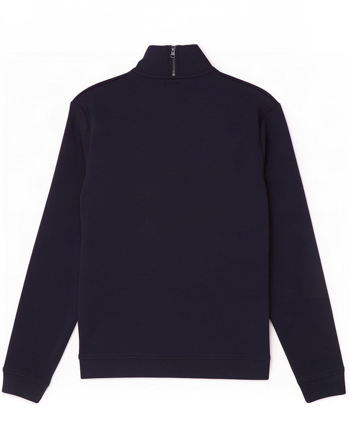 Ted Baker Herren-Sweatshirt mit Reißverschluss am Hals, Größe 3, mittelgroß, marineblau, Baumwolle