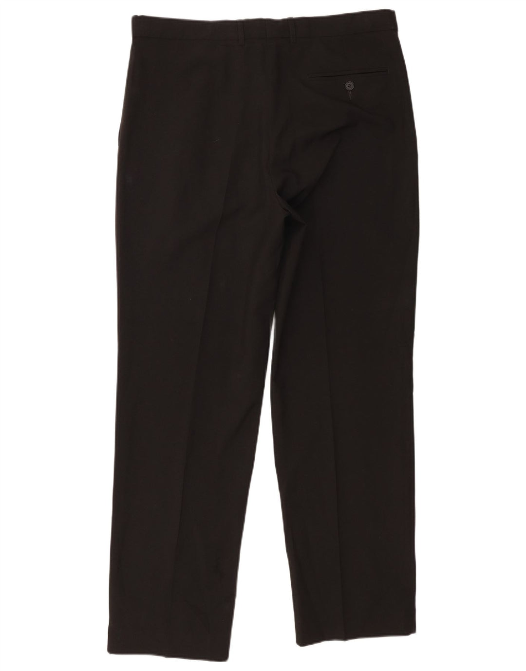 Marks & Spencer Herren-Anzughose mit Pegged-Anzug, W36, L31, schwarzes Polyester