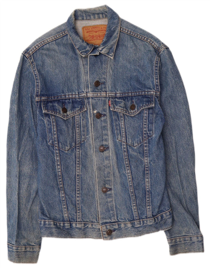 Levi's Damen Jeansjacke UK 8 Small Blau