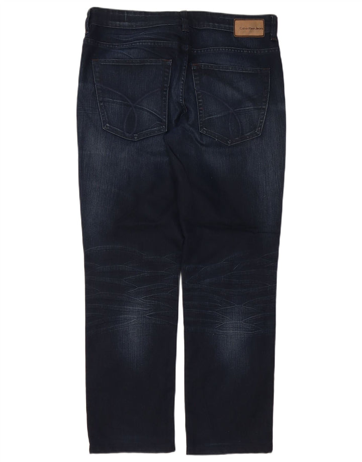 Calvin Klein Herren Regular Slim Jeans W32 L30 Blau